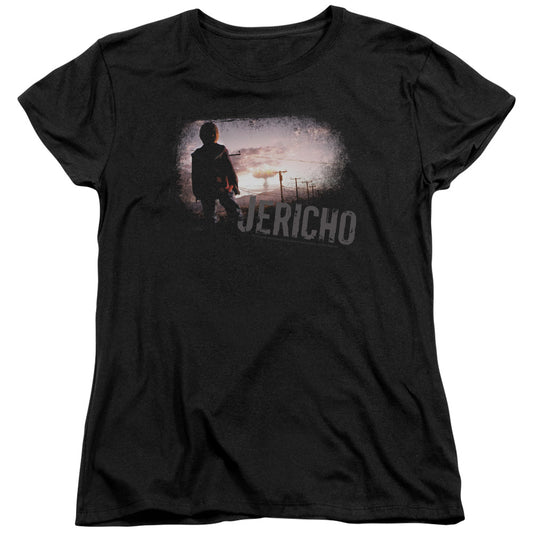 JERICHO MUSHROOM CLOUD - S/S WOMENS TEE - BLACK T-Shirt