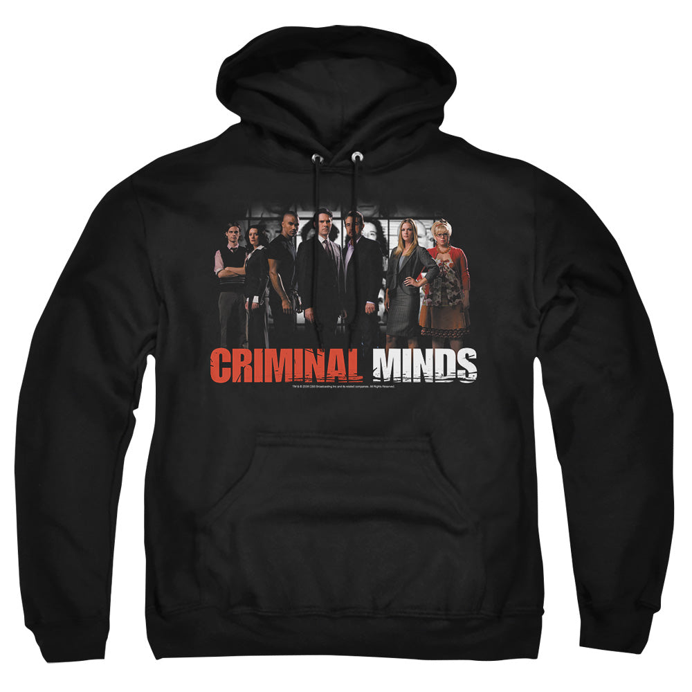 Criminal Minds - The Brain Trust - Adult Pull-over Hoodie - Black