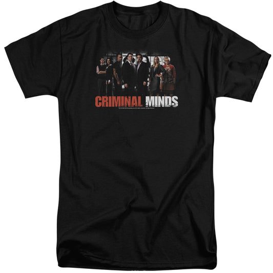 Criminal Minds - The Brain Trust - Short Sleeve Adult Tall - Black T-shirt