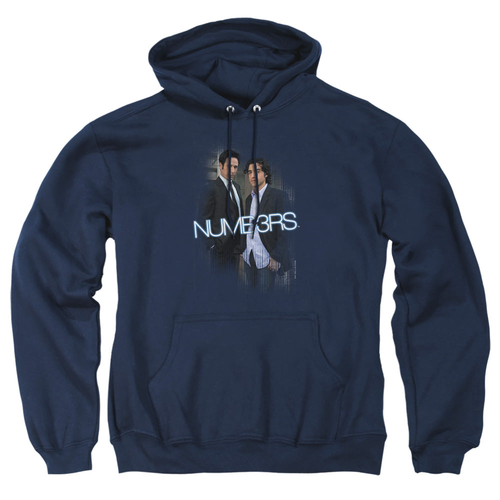 Numb3rs - Don &amp; Charlie - Adult Pull-over Hoodie - Navy