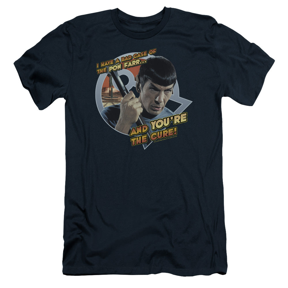 Star Trek - Pon Far - Short Sleeve Adult 30/1 - Navy T-shirt