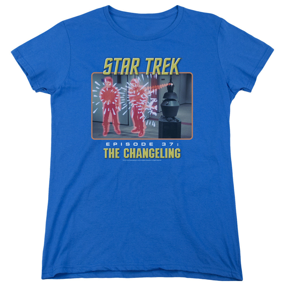 St Original - The Changeling - Short Sleeve Womens Tee - Royal Blue T-shirt