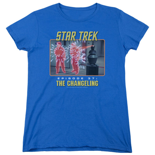 St Original - The Changeling - Short Sleeve Womens Tee - Royal Blue T-shirt