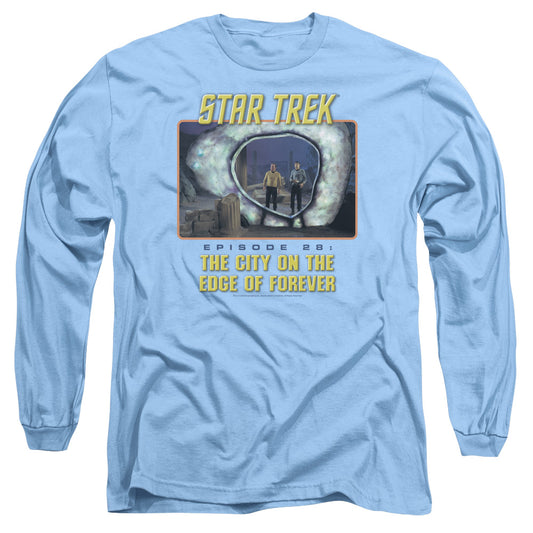 St Original - Edge Of Forever - Long Sleeve Adult 18/1 - Carolina Blue T-shirt
