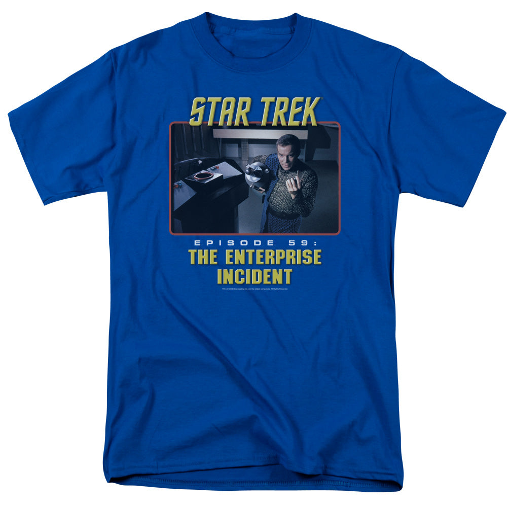 St Original - The Enterprise Incident - Short Sleeve Adult 18/1 - Royal Blue T-shirt