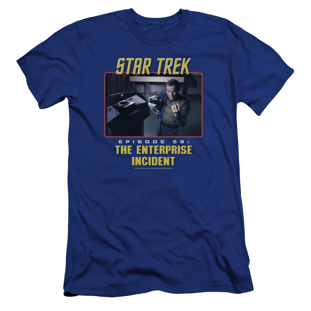 St Original - The Enterprise Incident-premuim Canvas Adult Slim Fit 30/1 - Royal Blue
