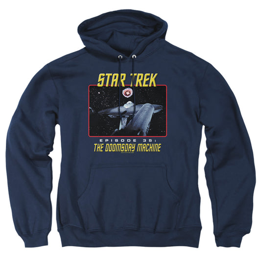 St Original - The Doomsday Machine - Adult Pull-over Hoodie - Navy