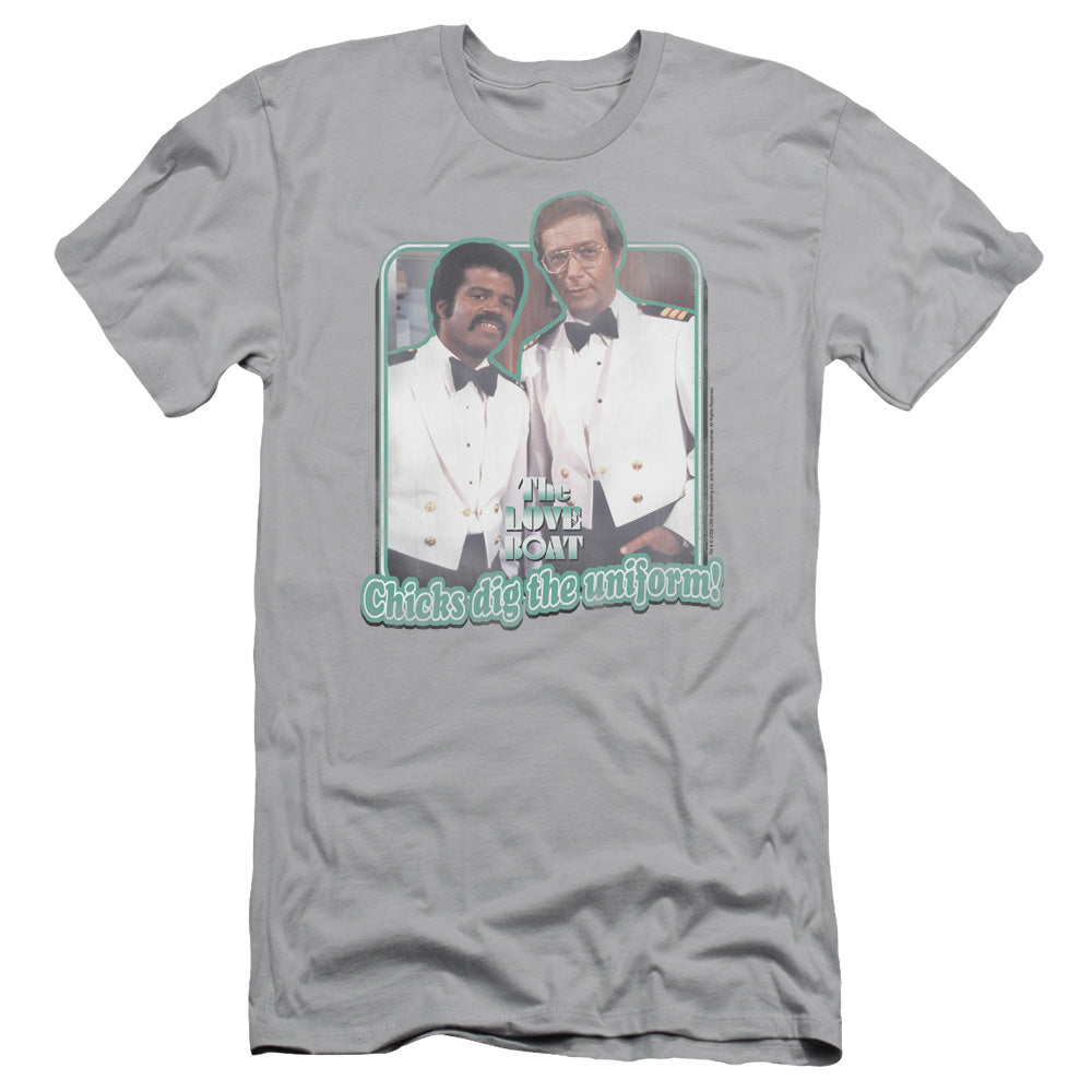 LOVE BOAT DIG THE UNIFORM - S/S ADULT 30/1 - SILVER T-Shirt