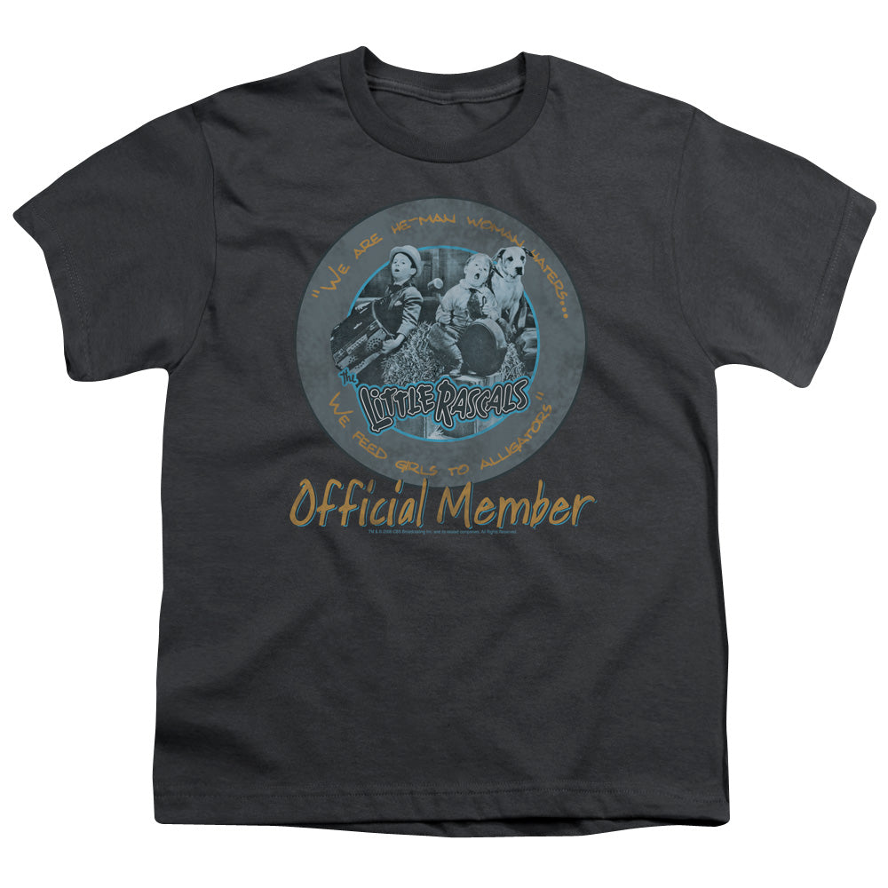 LITTLE RASCALS HE MAN WOMAN HATERS - S/S YOUTH 18/1 - CHARCOAL T-Shirt