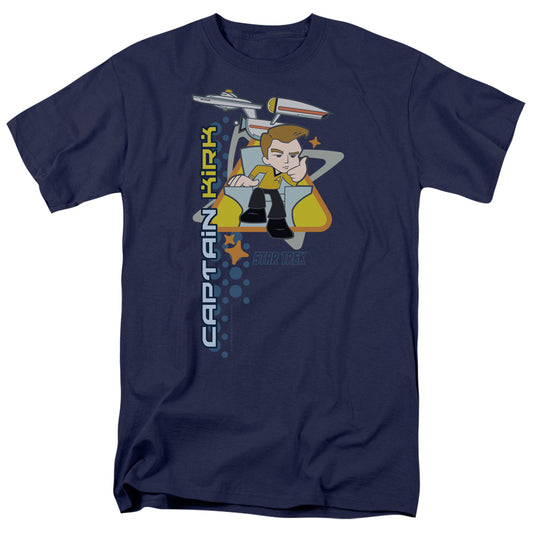 Quogs - Captains Chair - Short Sleeve Adult 18/1 - Navy T-shirt