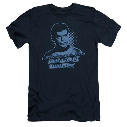 St Original - Vulcan Mind - Short Sleeve Adult 30/1 - Navy T-shirt