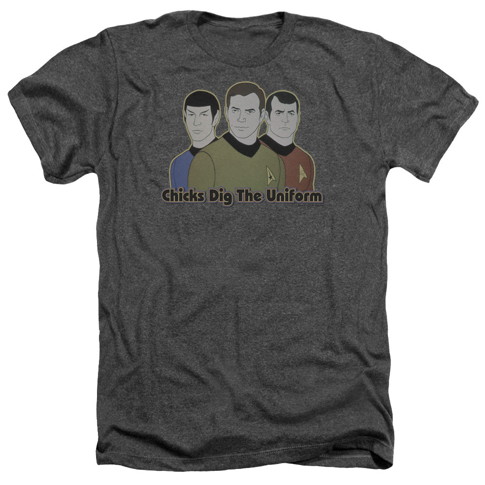 Star Trek - Dig It - Adult Heather - Charcoal