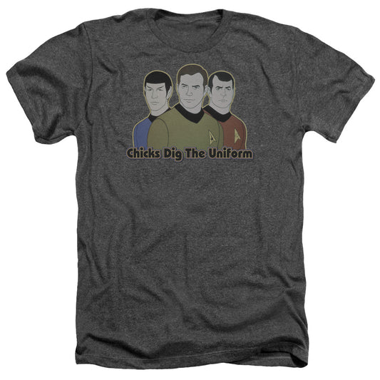 Star Trek - Dig It - Adult Heather - Charcoal