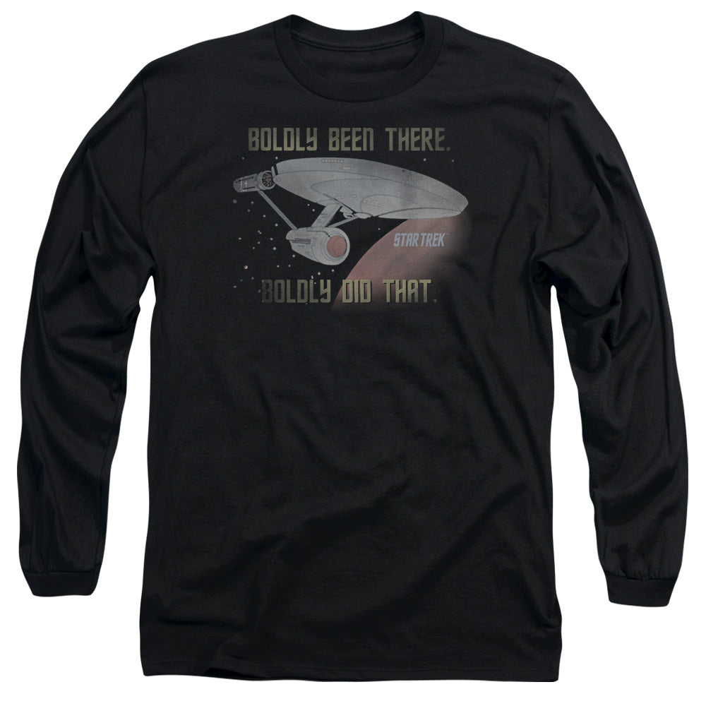 Star Trek - Boldly Did That - Long Sleeve Adult 18/1 - Black T-shirt