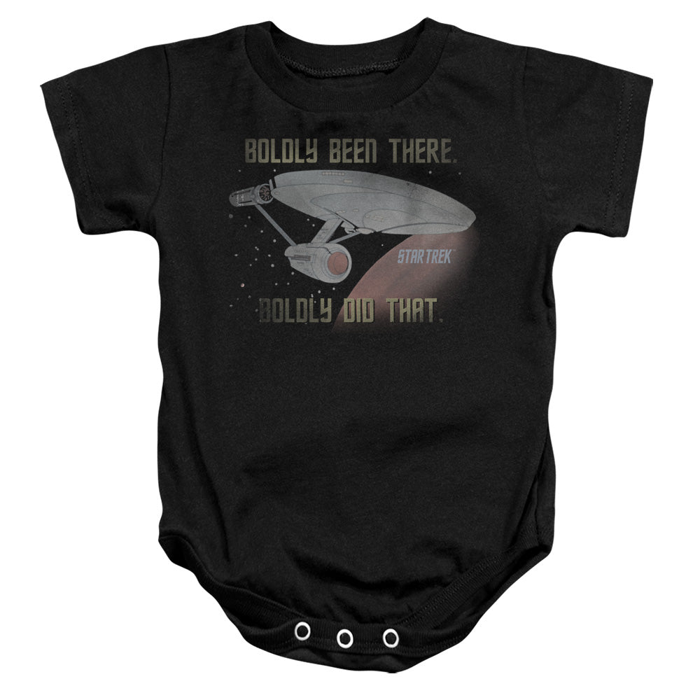 Star Trek - Boldly Did That - Infant Snapsuit - Black