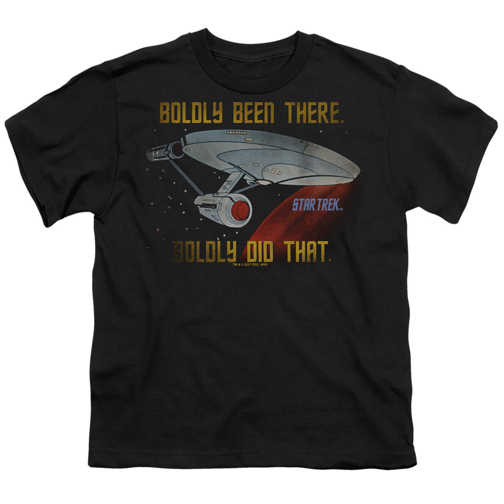 Star Trek - Boldly Did That - Short Sleeve Youth 18/1 - Black T-shirt