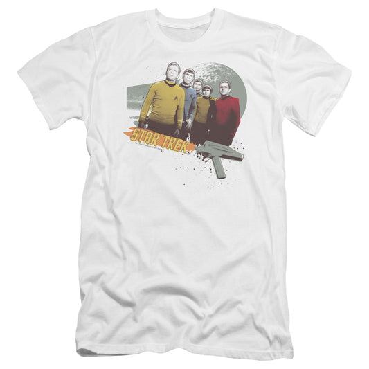 Star Trek - Strange New Worlds-premuim Canvas Adult Slim Fit 30/1 - White