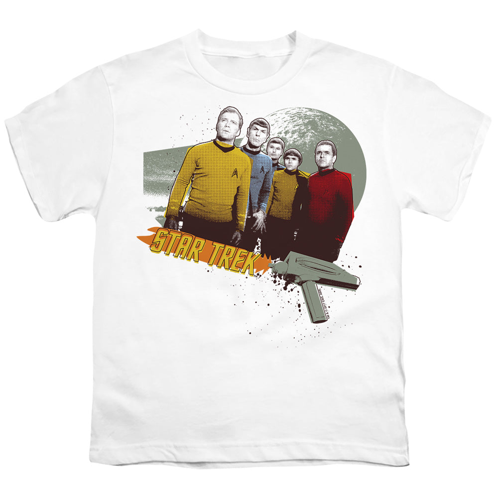 Star Trek - Strange New Worlds - Short Sleeve Youth 18/1 - White T-shirt