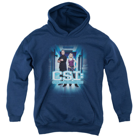 Csi - Serious Business - Youth Pull-over Hoodie - Navy