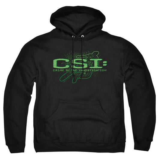 Csi - Sketchy Shadow - Adult Pull-over Hoodie - Black