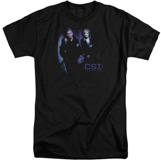 Csi - At The Scene - Short Sleeve Adult Tall - Black T-shirt