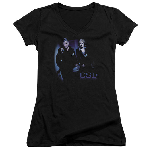 Csi - At The Scene - Junior V-neck - Black