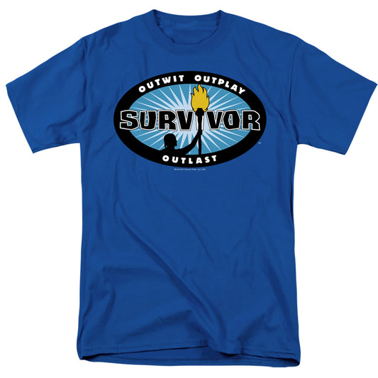 Survivor - Blue Burst - Short Sleeve Adult 18/1 - Royal Blue T-shirt
