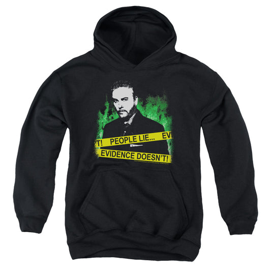 Csi People Lie-youth Pull-over Hoodie - Black