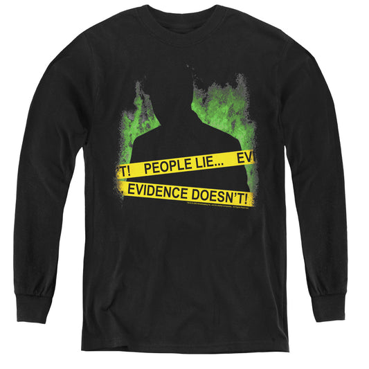 Csi - People Lie - Youth Long Sleeve Tee - Black