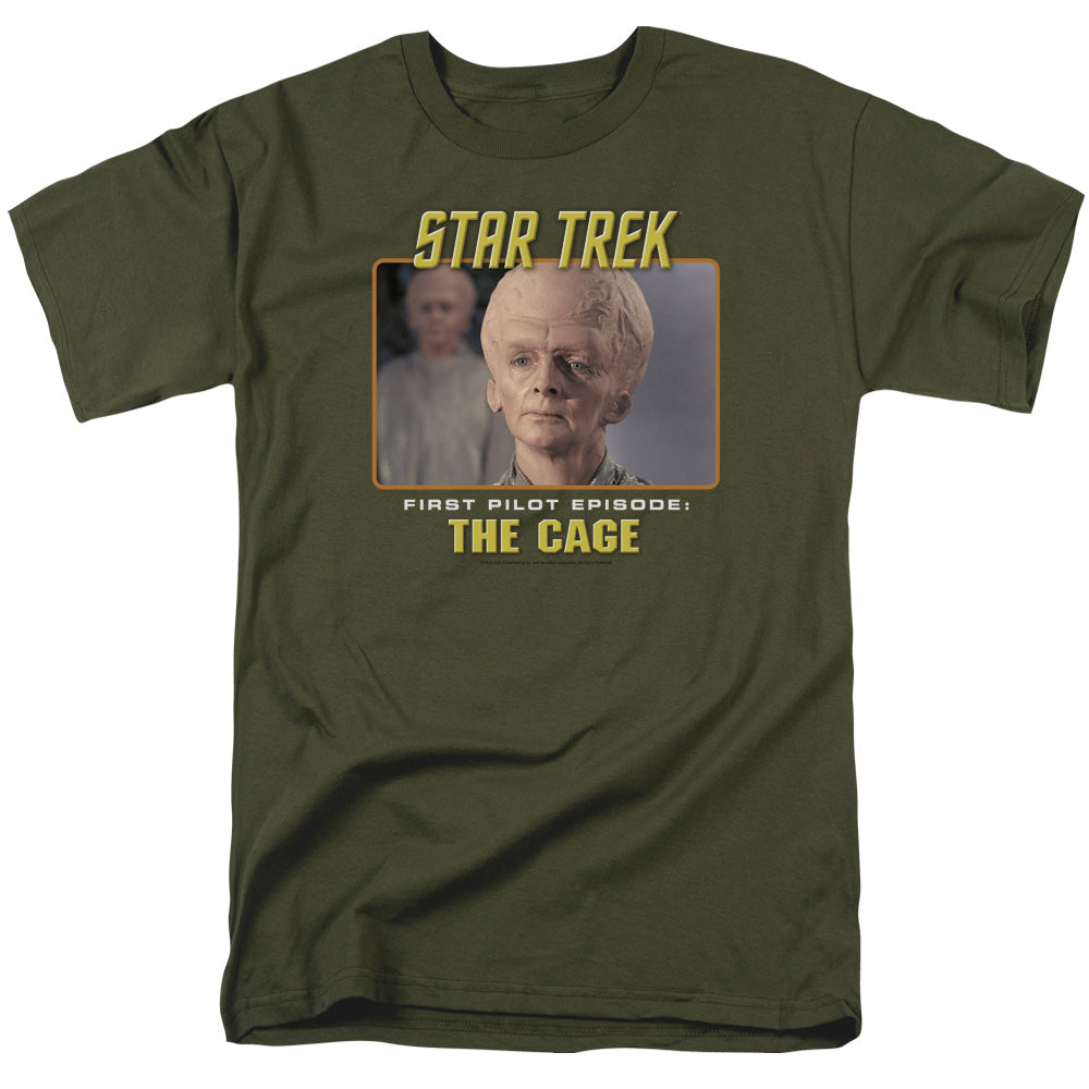 St Original - The Cage - Short Sleeve Adult 18/1 - Military Green T-shirt