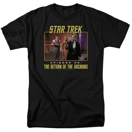 Star Trek - Episode 22 - Short Sleeve Adult 18/1 - Black T-shirt