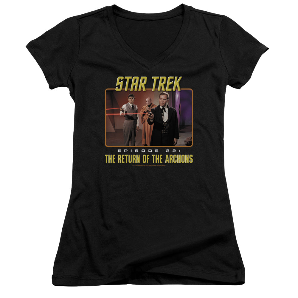Star Trek Episode 22 - Junior V-neck - Black