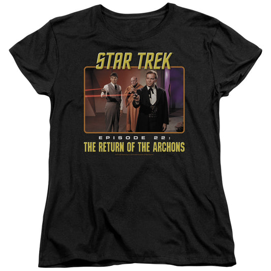 Star Trek - Episode 22 - Short Sleeve Women"s Tee - Black T-shirt