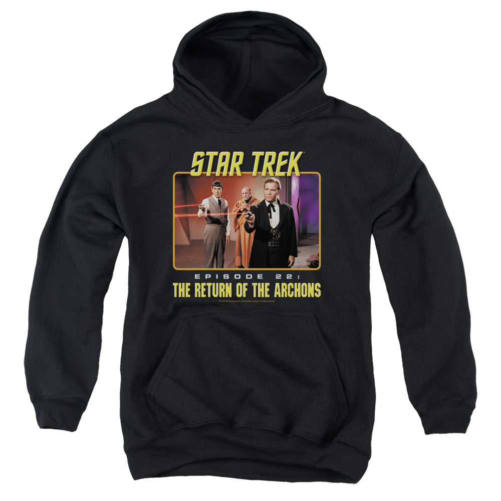 Star Trek - Episode 22 - Youth Pull-over Hoodie - Black