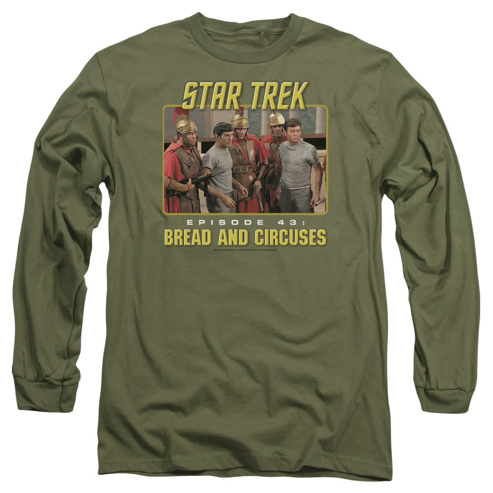 St Original - Episode 43 - Long Sleeve Adult 18/1 - Military Green T-shirt