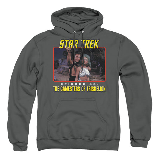 Star Trek - Episode 46 - Adult Pull-over Hoodie - Charcoal