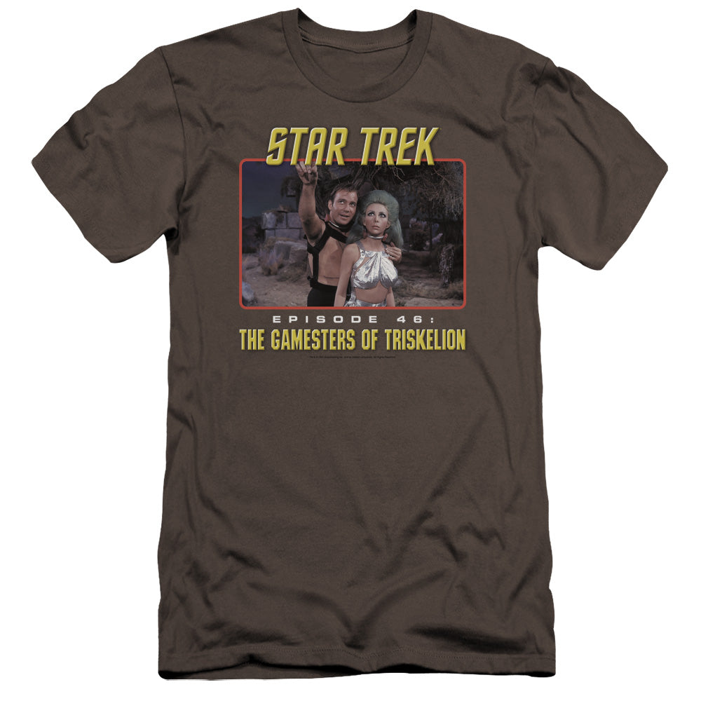 Star Trek - Episode 46-premuim Canvas Adult Slim Fit 30/1 - Charcoal