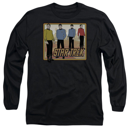 Star Trek - Classic - Long Sleeve Adult 18/1 - Black T-shirt