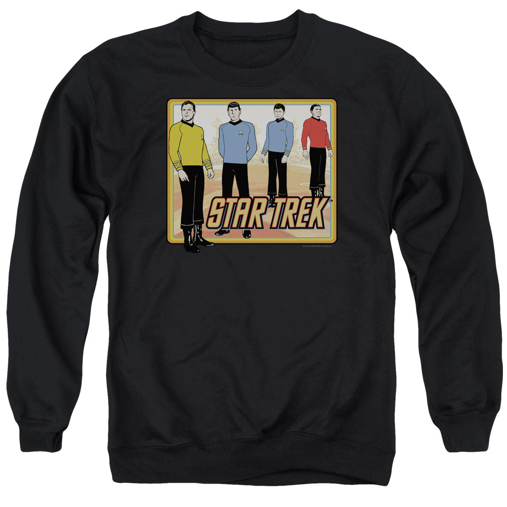 Star Trek - Classic - Adult Crewneck Sweatshirt - Black