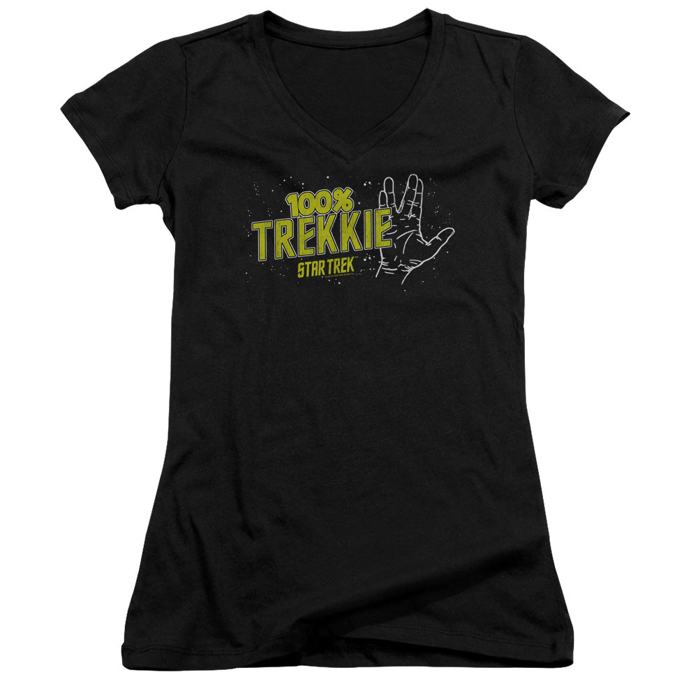 Star Trek - Trekkie - Junior V-neck - Black