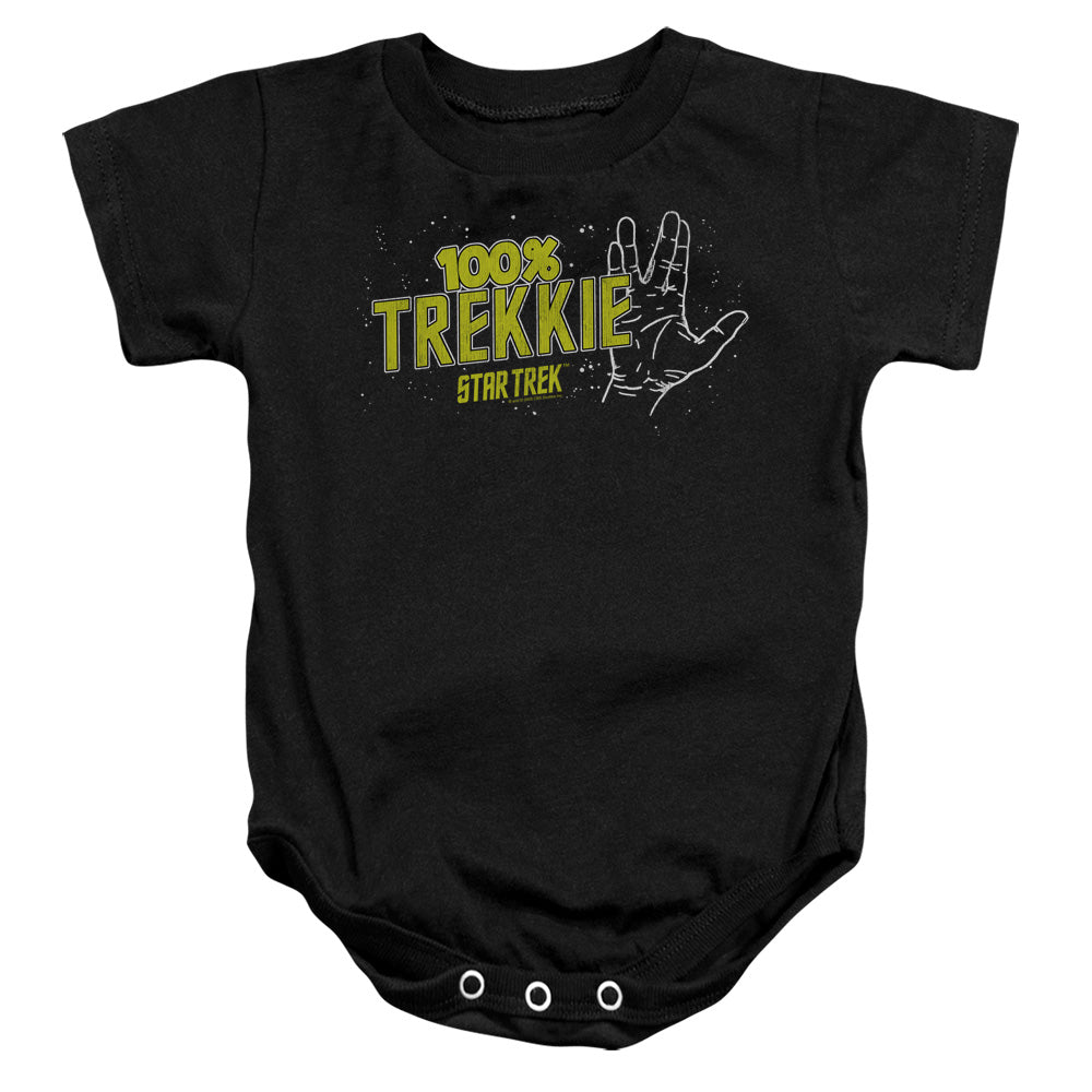Star Trek Trekkie - Infant Snapsuit - Black - Sm