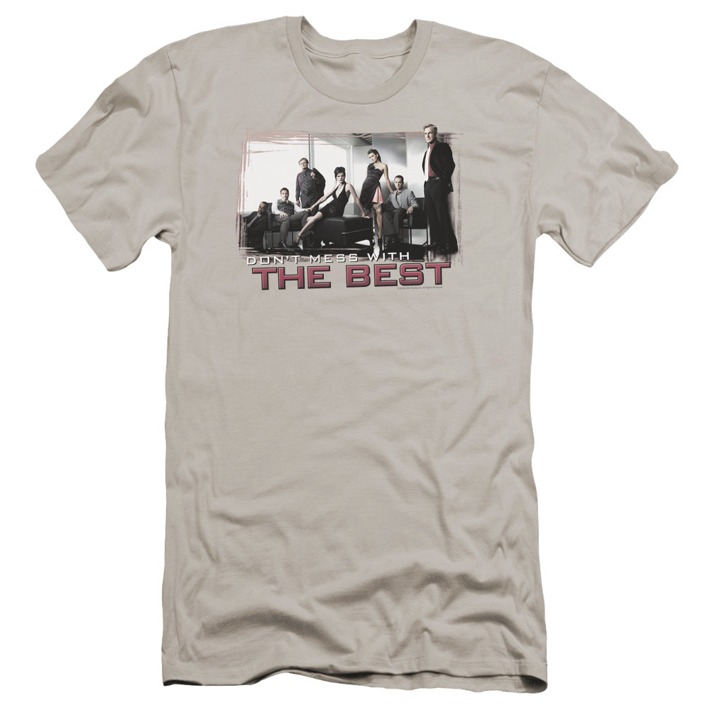 Ncis - The Best-premuim Canvas Adult Slim Fit 30/1 - Silver