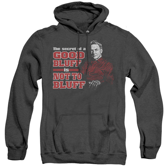 Ncis - No Bluffing - Adult Heather Hoodie - Black