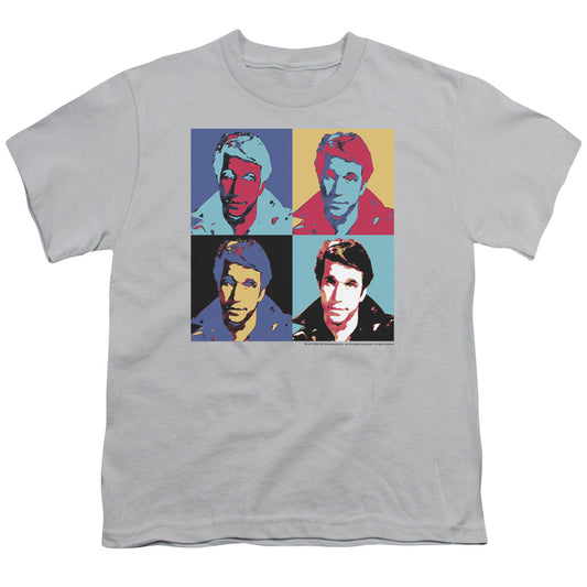 HAPPY DAYS FONZ POP - S/S YOUTH 18/1 - SILVER T-Shirt