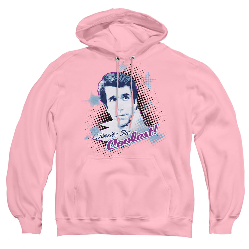 Happy Days - The Coolest - Adult Pull-over Hoodie - Pink