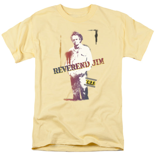 Taxi - Reverend Jim - Short Sleeve Adult 18/1 - Yellow T-shirt