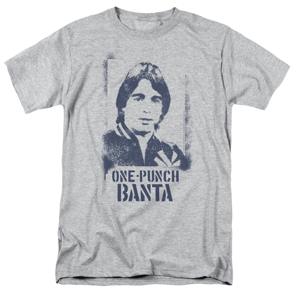 Taxi - One Punch Banta - Short Sleeve Adult 18/1 - Athletic Heather T-shirt