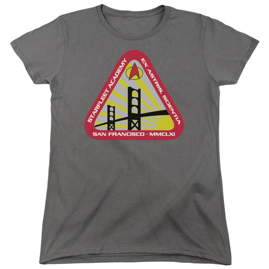 Star Trek - Starfleet Academy - Short Sleeve Womens Tee - Charcoal T-shirt