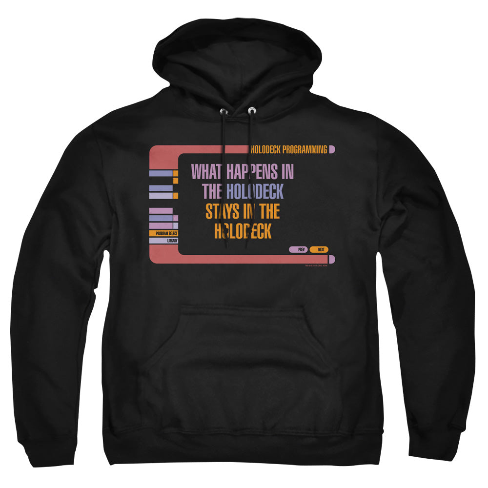 Star Trek - Holodeck Secrets - Adult Pull-over Hoodie - Black