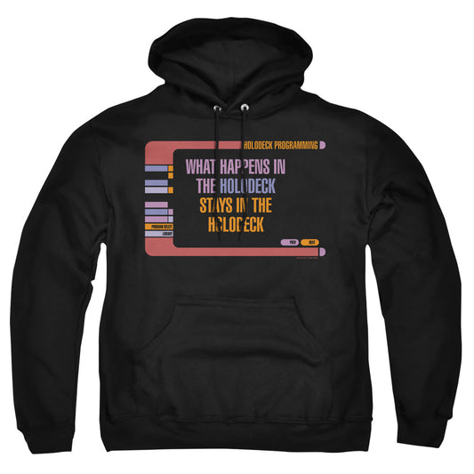 Star Trek - Holodeck Secrets - Adult Pull-over Hoodie - Black
